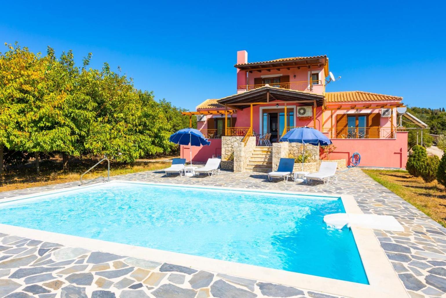 Villa Aetos Vasilikiádhes Exteriör bild