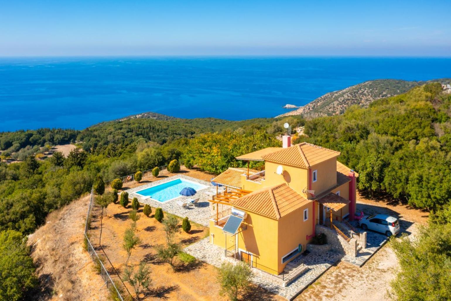 Villa Aetos Vasilikiádhes Exteriör bild