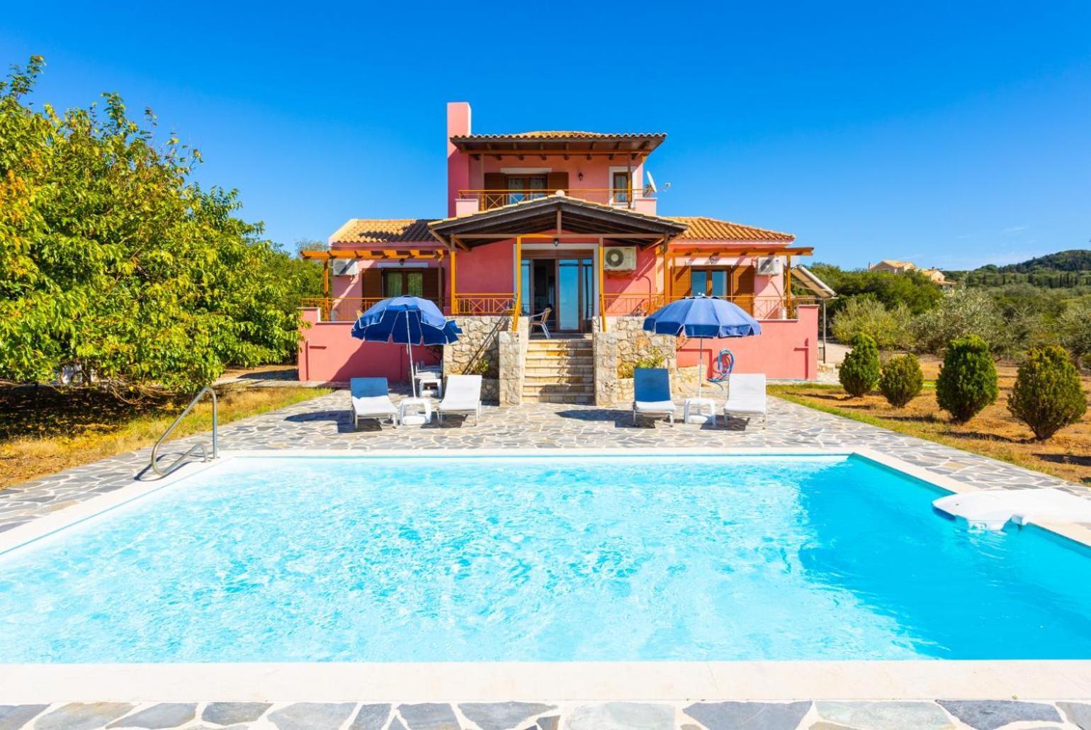 Villa Aetos Vasilikiádhes Exteriör bild