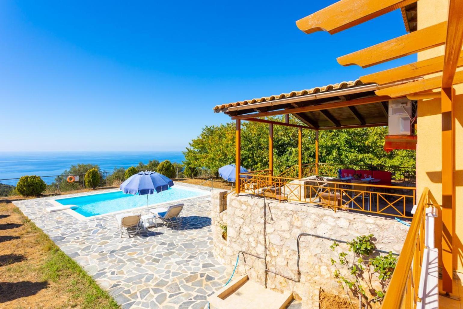 Villa Aetos Vasilikiádhes Exteriör bild